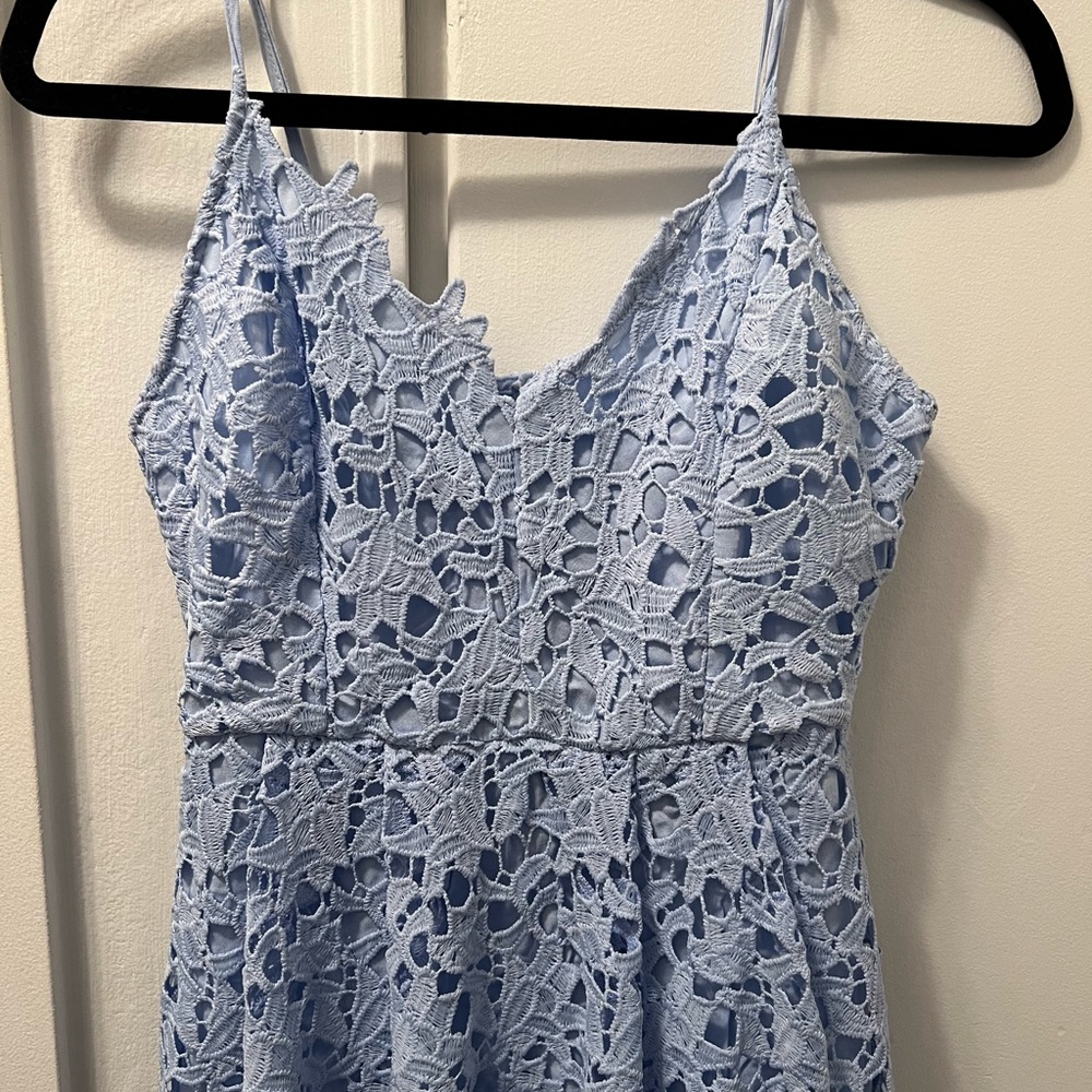 ASTR The Label blue lace dress